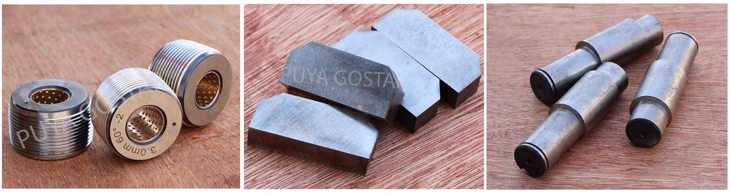 ادوات مصرفی دستگاه های رولینگ میلگرد